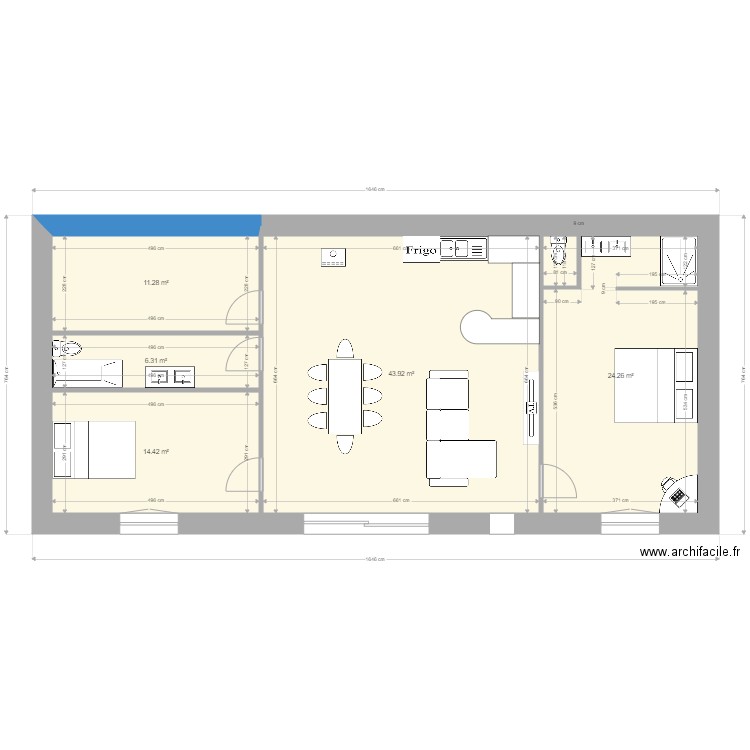 maison100m2. Plan de 0 pièce et 0 m2
