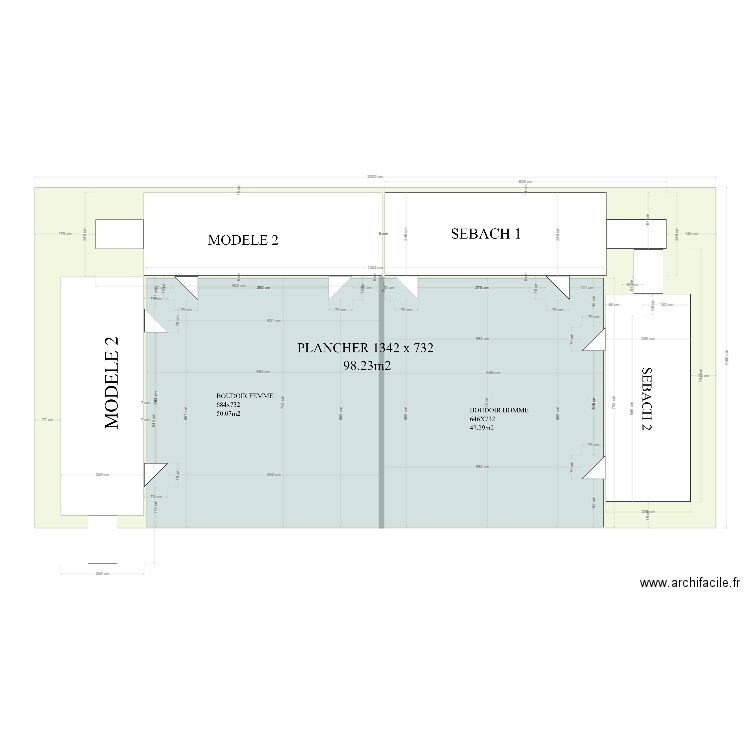 Matthnvl - perenco wc 200m2 LE BON . Plan de 0 pièce et 0 m2