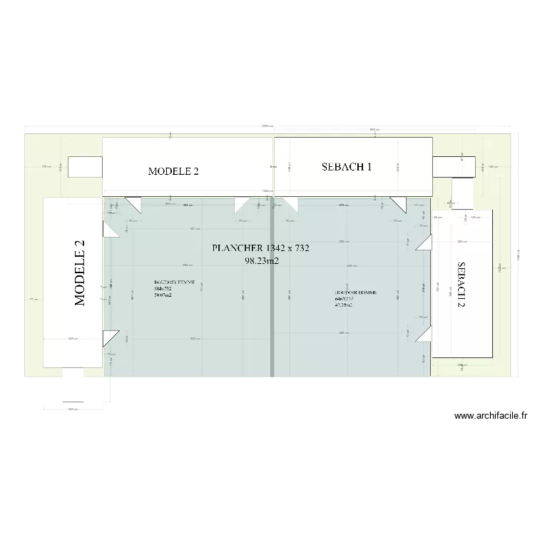 Matthnvl - perenco wc 200m2 LE BON . Plan de 
