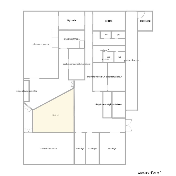 résidence les champs . Plan de 0 pièce et 0 m2