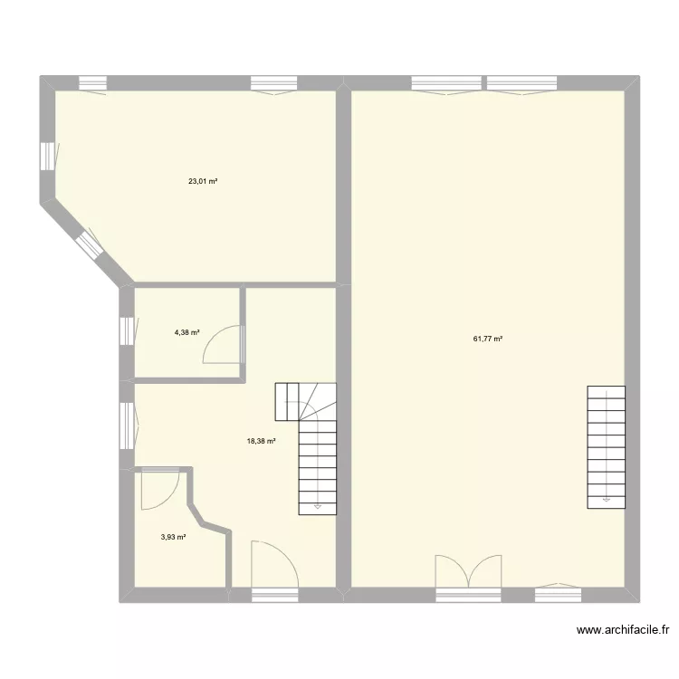 maison. Plan de 