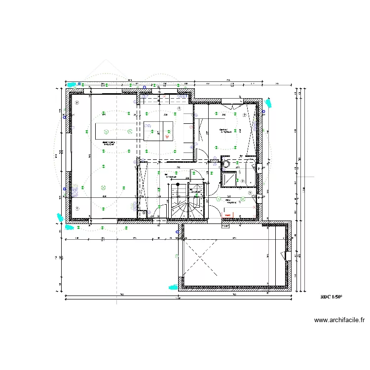 plan maison rdc. Plan de plan maison rdc. Plan de