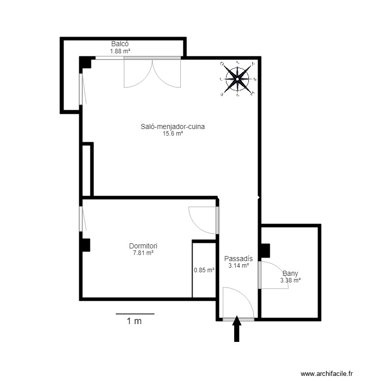 ED ALBA 2 5 CANILLO. Plan de 0 pièce et 0 m2