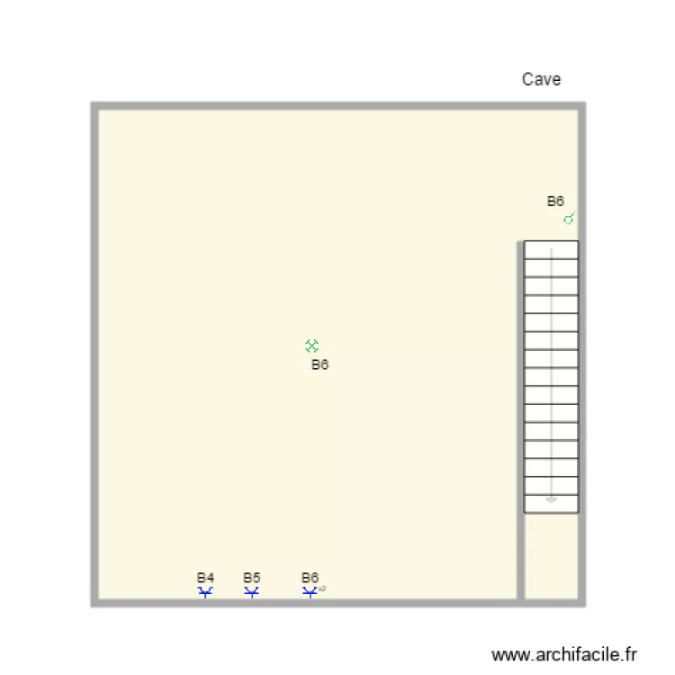 Hubert delfosse 29 cave. Plan de 