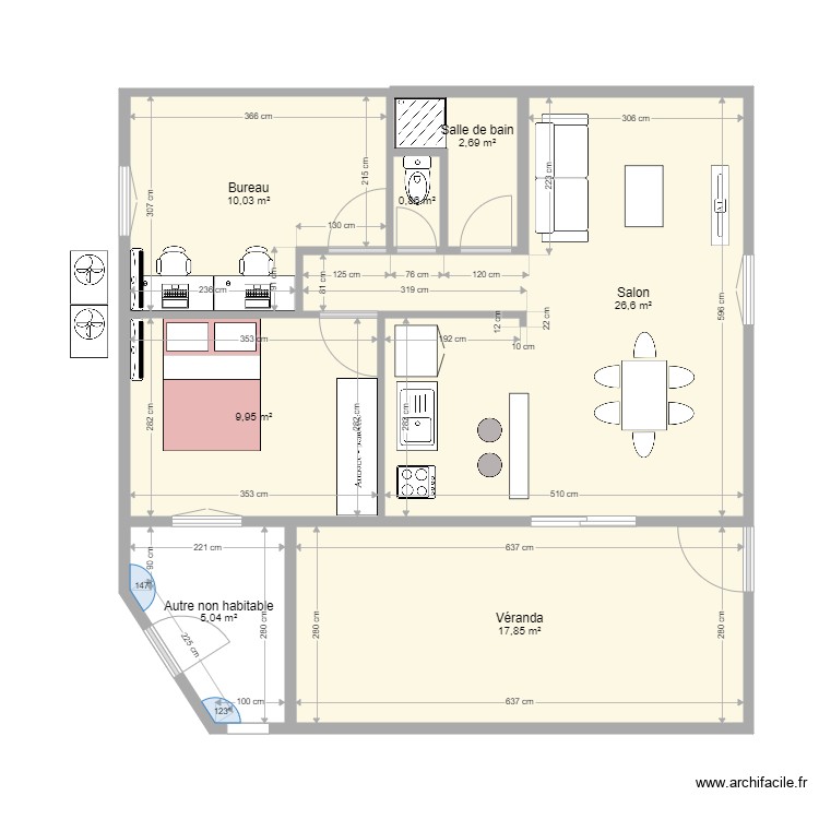 Logement Robert. Plan de 0 pièce et 0 m2 Logement Robert. Plan de 0 pièce et 0 m2