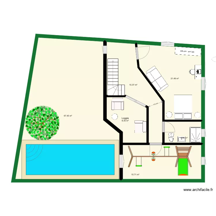 lais. Plan de lais. Plan de