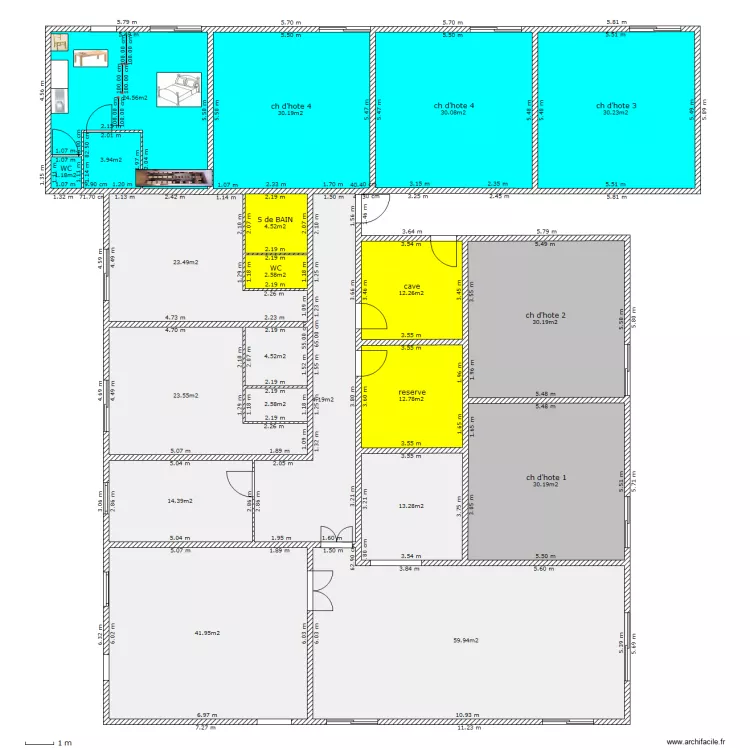 PROJET AND SANS TERRASSE. Plan de 