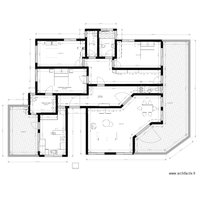 VERSION 1. Plan de 0 pièce et 0 m2