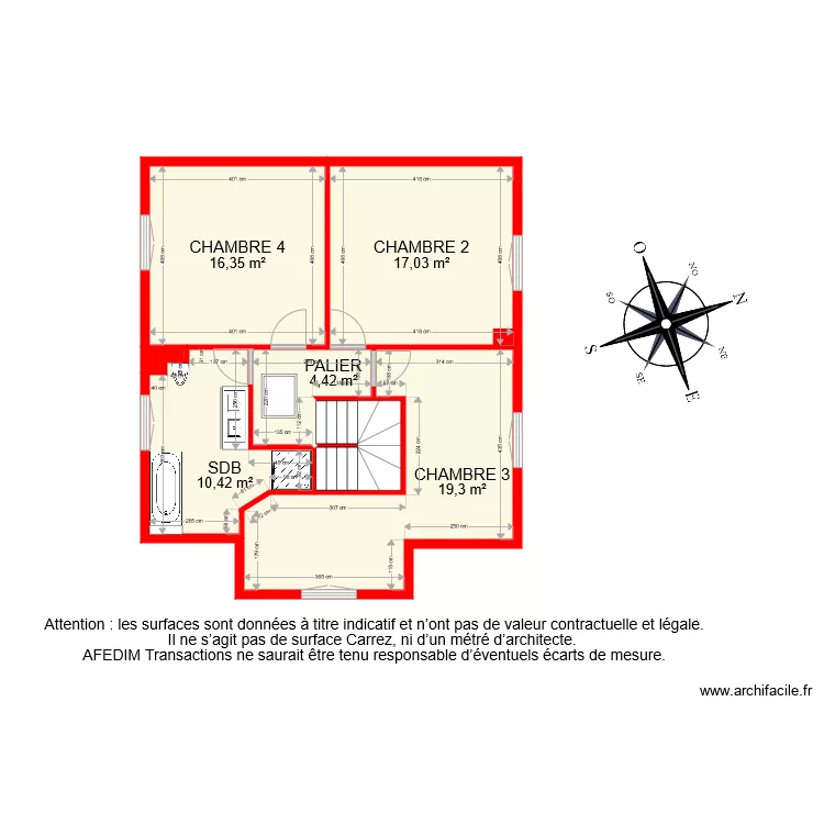 BI 7756 ETAGE . Plan de 