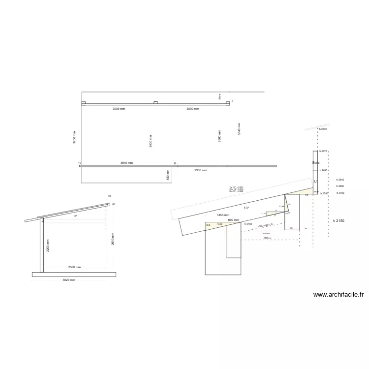 Structure pergola 2023_V2. Plan de Structure pergola 2023_V2. Plan de