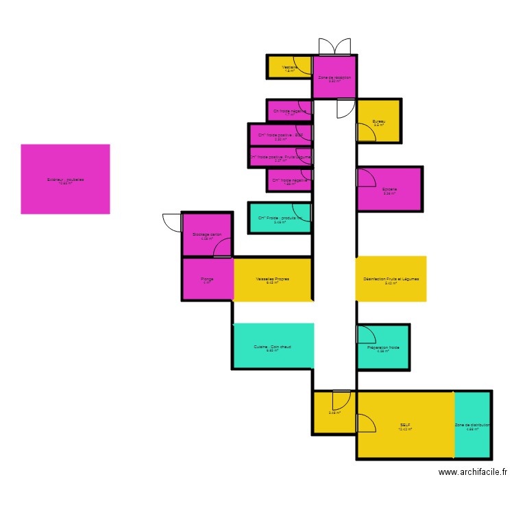 EPHAD Bon Pasteur. Plan de 0 pièce et 0 m2