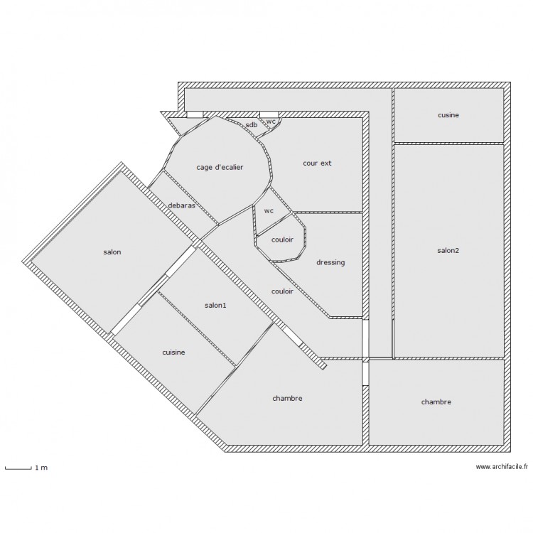 ornano. Plan de 0 pièce et 0 m2