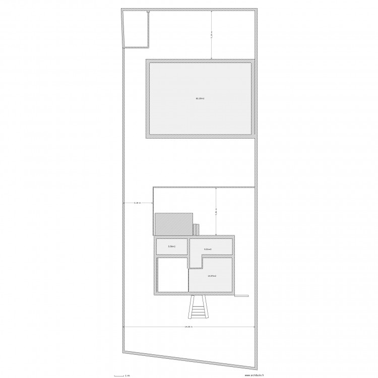 essai 1c. Plan de 0 pièce et 0 m2