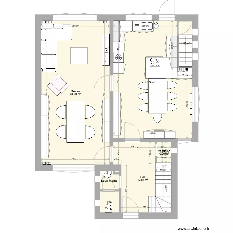 Maison R&eacute;sistance V05. Plan de 