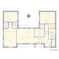  Plan maison H Penestin 112M2