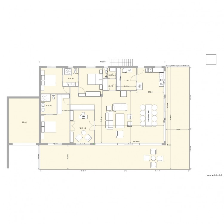 La case bambou plan 3105. Plan de 0 pièce et 0 m2