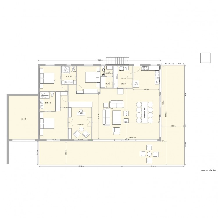 La case bambou plan 3105. Plan de 0 pièce et 0 m2