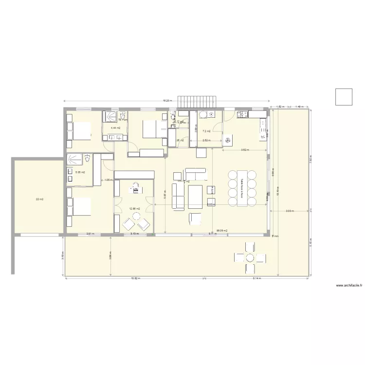 La case bambou plan 3105. Plan de La case bambou plan 3105. Plan de