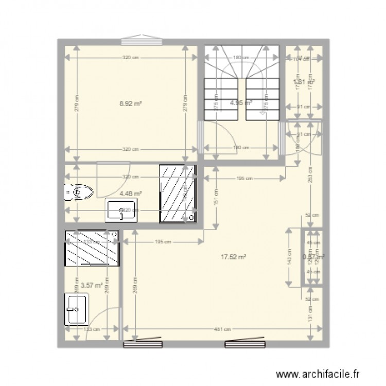 2EME ETAGE PARTIE  6. Plan de 0 pièce et 0 m2