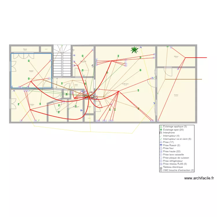 MARAUSSAN INDICE 1 CABLAGE. Plan de 