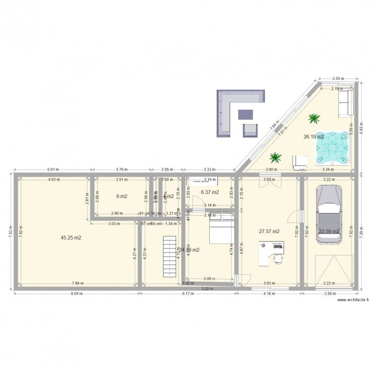 maisonbis. Plan de 0 pièce et 0 m2