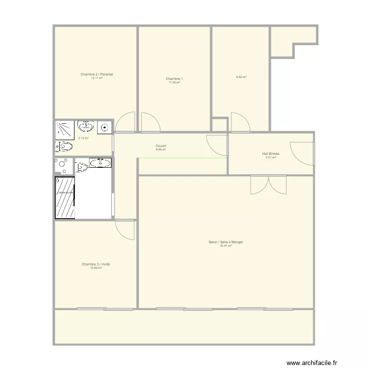 roulin derniere SDB. Plan de 