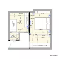 RDC gauche WC horizontal GALANDAGE