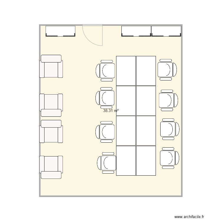 essai daménagement invest. Plan de 0 pièce et 0 m2