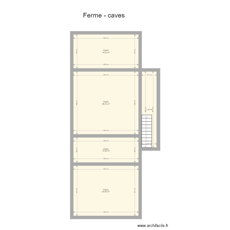 Ferme moins 1. Plan de 0 pièce et 0 m2