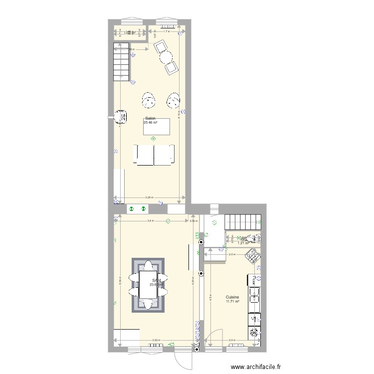 La Chapelle RDC V1. Plan de 0 pièce et 0 m2