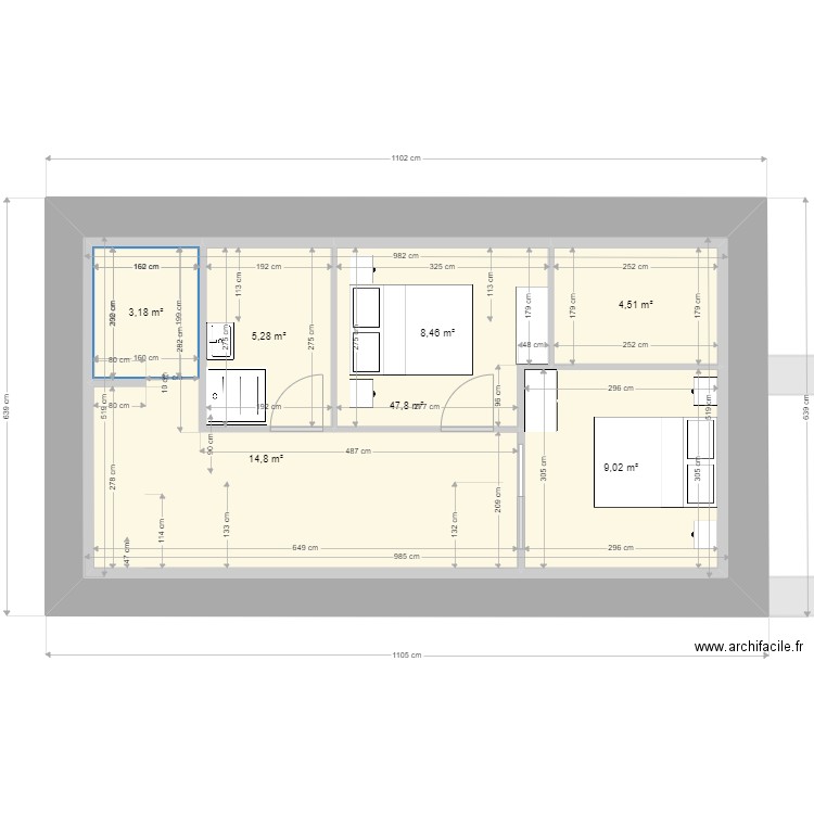 KERMACON . Plan de 0 pièce et 0 m2