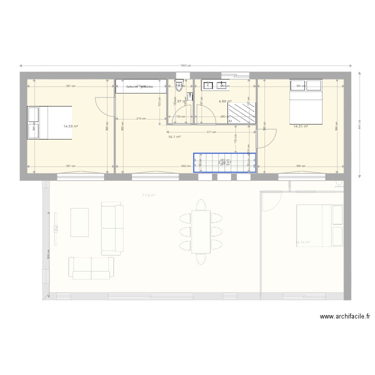 RDC2a13m. Plan de 0 pièce et 0 m2