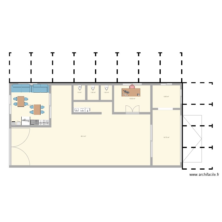 fabrica. Plan de 0 pièce et 0 m2