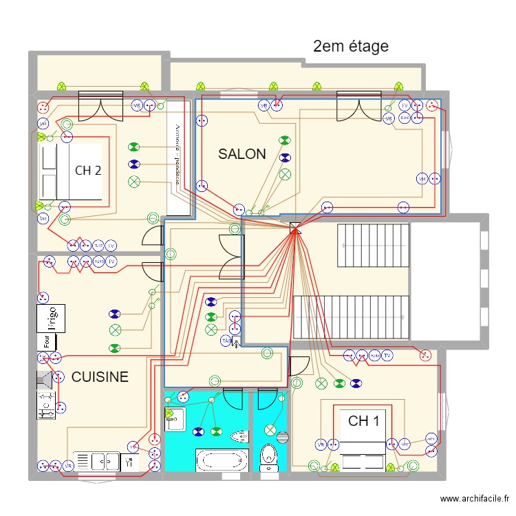2er etage 1. Plan de 0 pièce et 0 m2