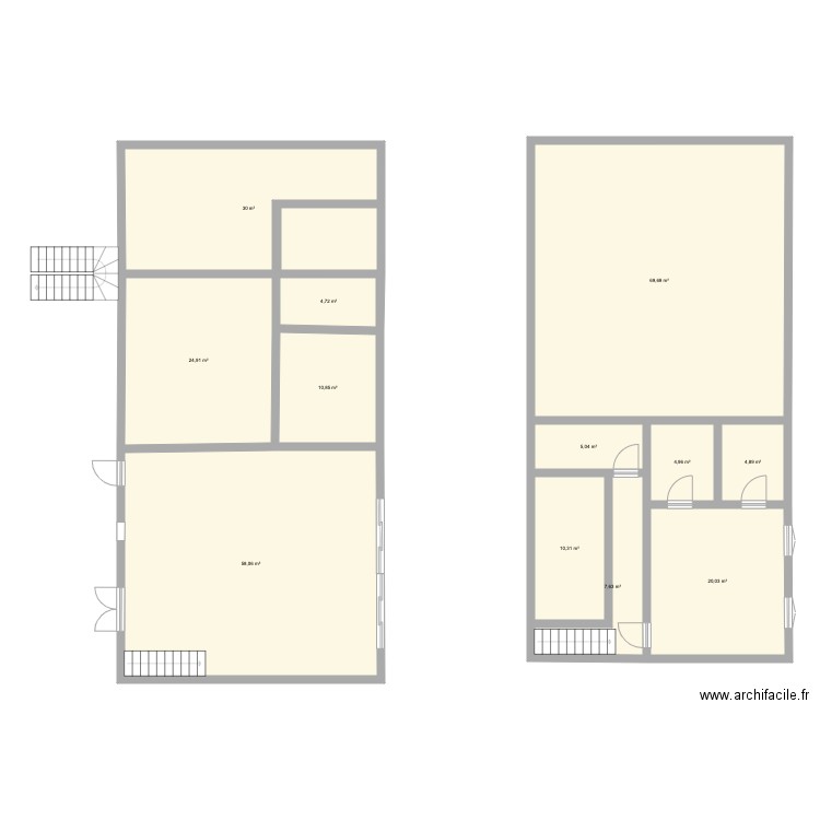 Plan de maison Montpellier. Plan de 12 pièces et 251 m2