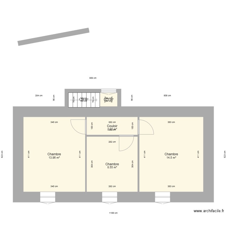 M Genest. Plan de 0 pièce et 0 m2