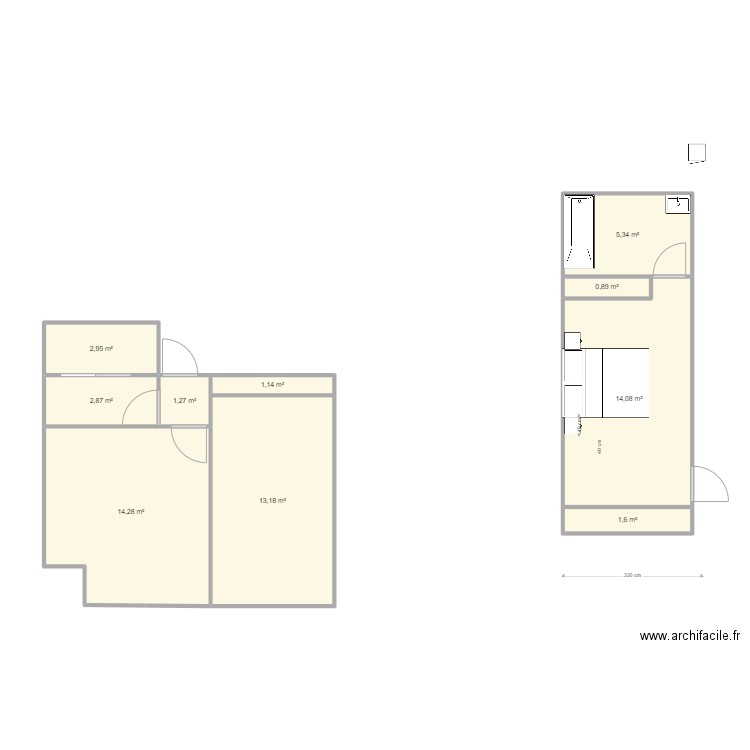 extension amenagement. Plan de 0 pièce et 0 m2