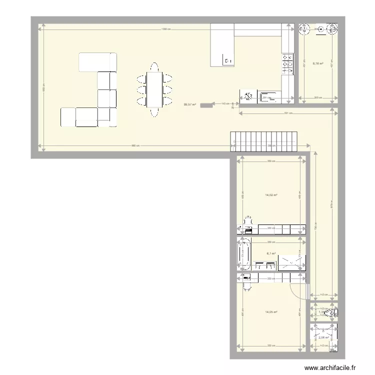 TASIE F5 200M. Plan de 