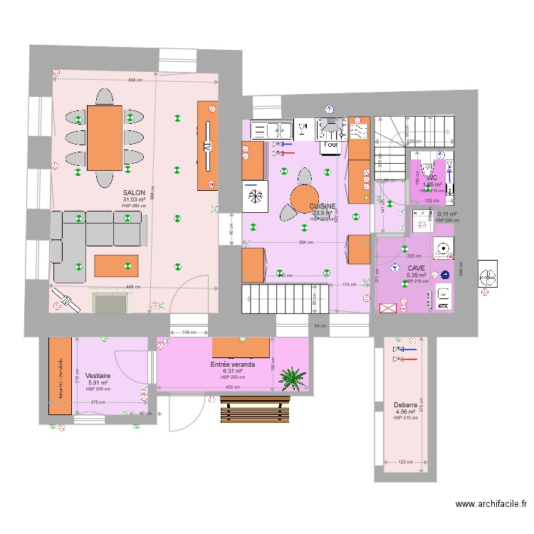 pirafoy R 0. Plan de 0 pièce et 0 m2