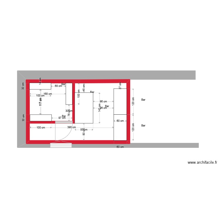 projet atelier. Plan de 0 pièce et 0 m2