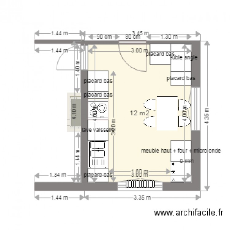 champlouis cuisine1. Plan de 0 pièce et 0 m2