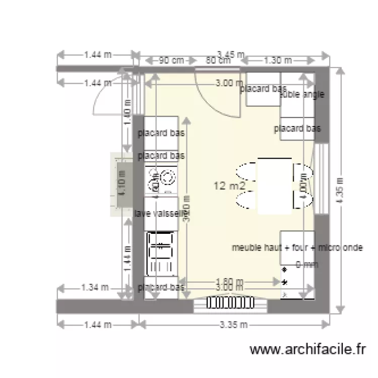 champlouis cuisine1. Plan de 