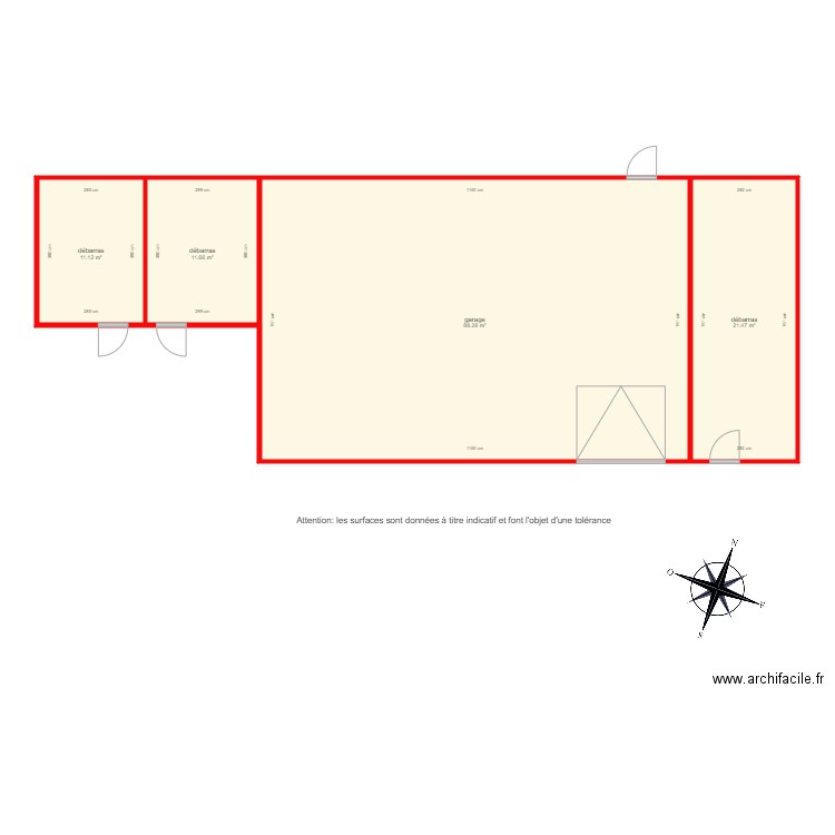 bi3718 annexes. Plan de 0 pièce et 0 m2