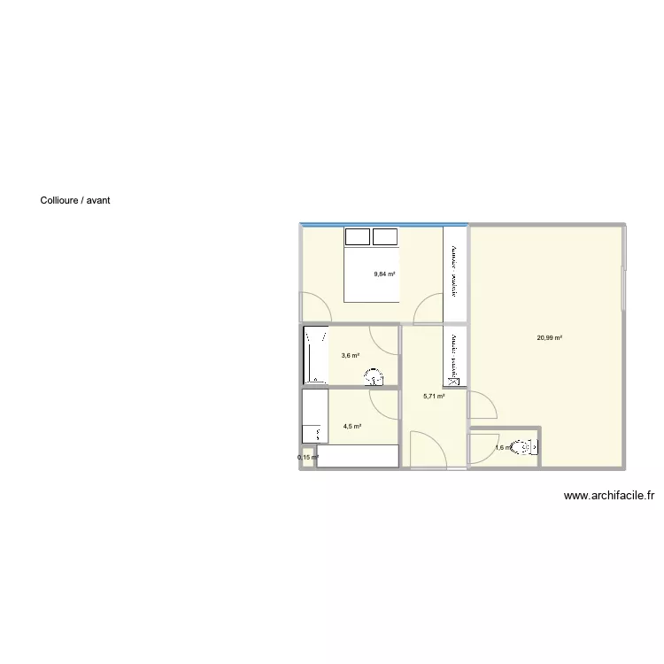 collioure : alexandre. Plan de 
