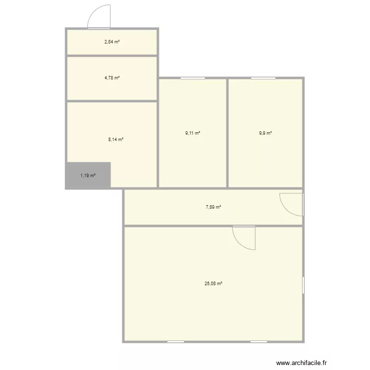 G1 Levis St Nom Habitation. Plan de 