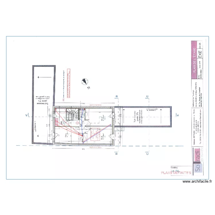 BLONDEAU ETAGE . Plan de BLONDEAU ETAGE . Plan de
