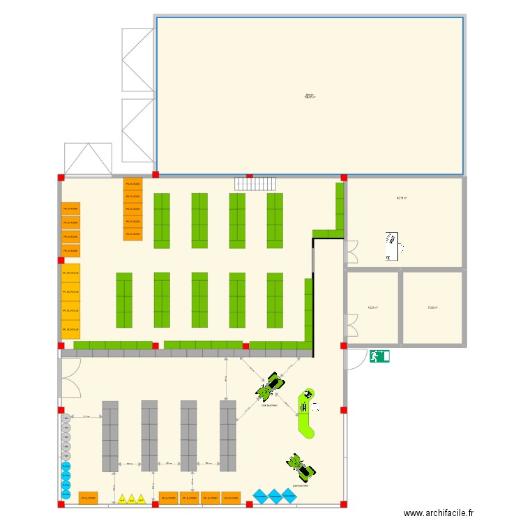 Primault chateau Porcien V1. Plan de 0 pièce et 0 m2
