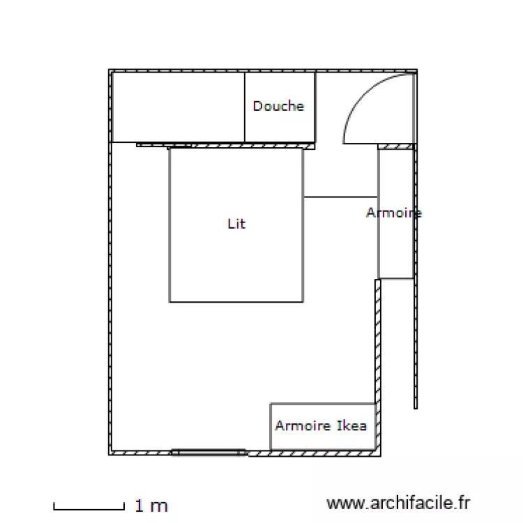 Chambre SDB2. Plan de Chambre SDB2. Plan de