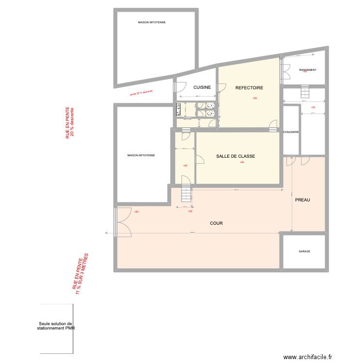 ecole autichamp MODIF. Plan de 0 pièce et 0 m2