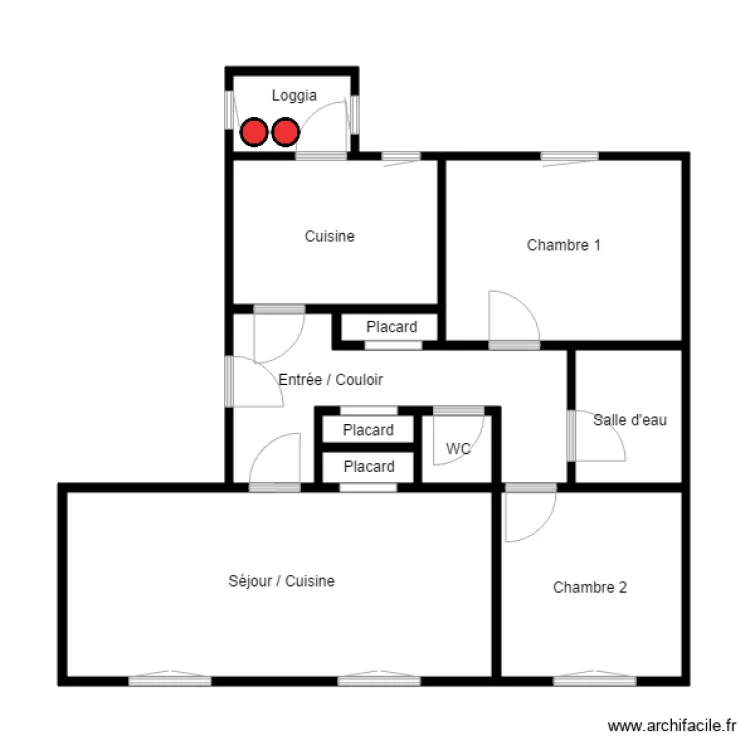 fournigault. Plan de 
